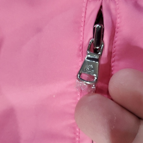 Lauren Ralph Lauren pink black reversible vest nwot - Picture 3 of 9